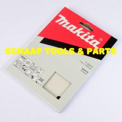 Schuurblad 115x102mm geperforeerd P240 White velcro per 10 verpakt | P-35879